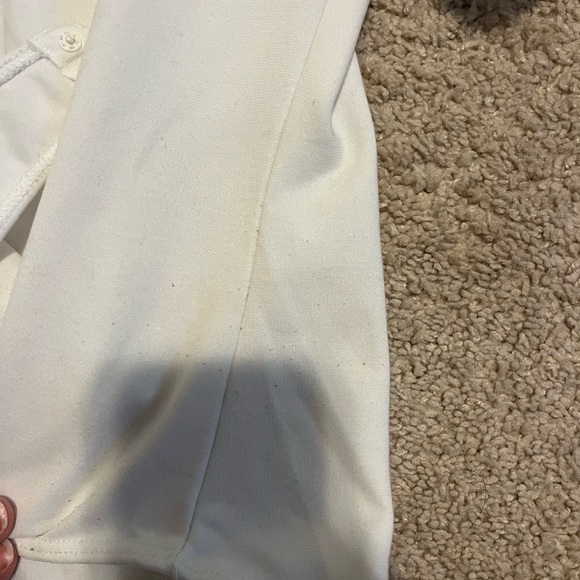 Zara White Ruffle Sleeve Bodysuit - Picture 6 of 8